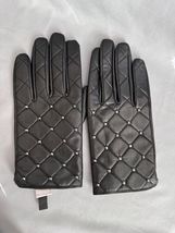BCBG Max Azria Black Leather Gloves Size XS/S - $74.25