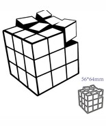Rubix Cube Breaking Metal Cutting Dies Scrapbooking Card Crafting Die Cuts - $12.08
