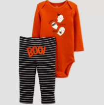 Carter&#39;s Just One You Mommy&#39;s Little Boo Halloween 2-Pc. Outfit ~ Infant... - £6.86 GBP