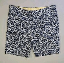 RARE! Loudmouth Pabst Blue Ribbon Logo Mens Shorts Size 42 Measures 40 P... - $53.52
