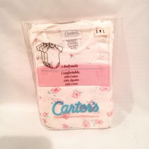 Carter&#39;s Baby Girls Bodysuit Size S (0-3M) L (6-9M) XL (9-12M) NWT 3 Pack Rose - £17.29 GBP
