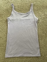 No Boundaries Women&#39;s Pink Ribbed Tank Top Size Medium - e66 - $91.22 MXN