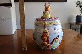 Winnie The Pooh And Friends Easter Themed Cookie Jar Disney Store Poohrade - $60.00
