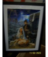 Diamond Art Painting of the Birth of Jesus Christ with Mary and husband,12x16 fr - $70.00