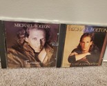 Lot of 2 Michael Bolton CDs: Timeless, Time Love &amp; Tenderness - $8.54