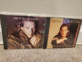 Lot of 2 Michael Bolton CDs: Timeless, Time Love &amp; Tenderness - £6.80 GBP