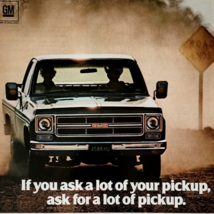 1975 GMC Pickup Truck Advertisement Vintage Automobilia General Motors D... - €17,16 EUR