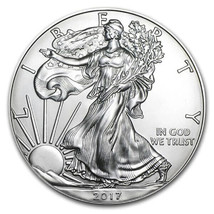 2017 American Silver Eagle Dollar 1 Oz BU *From the MINT * 0.999 SILVER ... - £32.13 GBP
