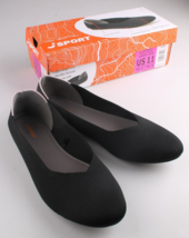 JSport Femmes Noires Doreen Ballerines Chaussures 11 NEUVES - $19.96