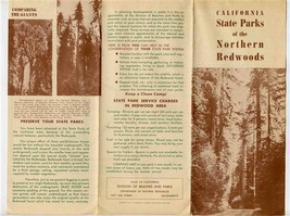 California State Parks of the Northern Redwoods Brochure Redwood Highway  - £28.27 GBP