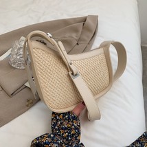 Small Summer Straw Crossbody Bags for Women 2022  Brand Shoulder Handbag Lady Fa - £37.76 GBP