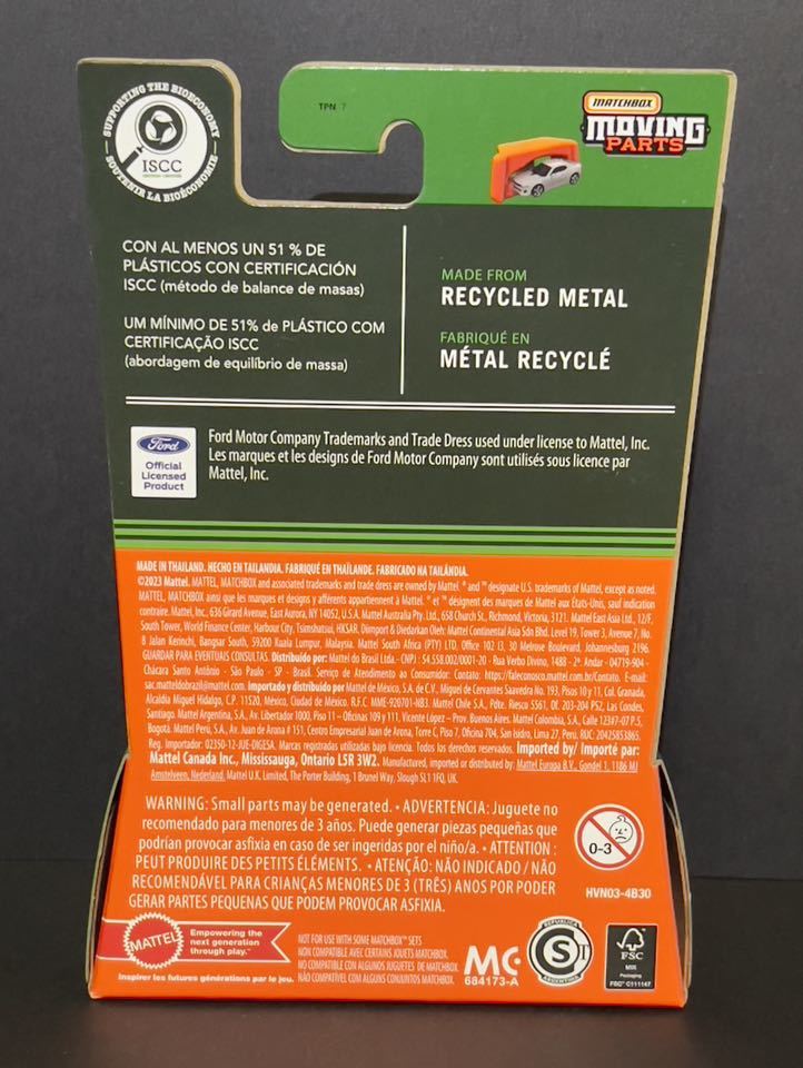 MATCHBOX MOVING PARTS - 1969 FORD MUSTANG BOSS 302 Item image 6