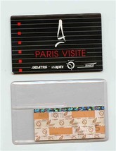 Paris Visite Ticket and Brochure in Plastic Sleeve France - £14.24 GBP