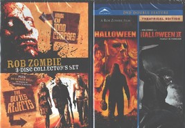 Rob Zombie 4 Pack: House Of 1000 Corpses-Devil&#39;s Rejects+Halloween 1-2: New Dvd - £36.91 GBP