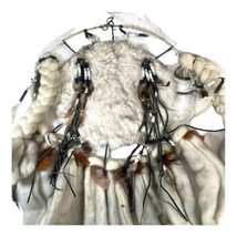 Extra Large Leather and Fur Native American Dream Catcher 38” Southwestern - £59.78 GBP