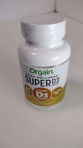 Orgain Super Vitamin D3 5,000iu Immune Bone &amp;Mood Support 240 Softgel ex... - £3.99 GBP
