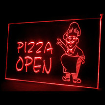 110067B OPEN Pizza Shop Cafe Restaurant Delicious Salami Tasty LED Light... - £17.51 GBP