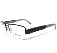 Emporio Armani EA1001 3018 Eyeglasses Frames Blue Rectangular Half Rim 5... - £58.66 GBP