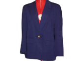 Pendleton Classic Womens Vintage Blazer Size 10 Coat Jacket Blue Career USA - $29.65