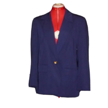Pendleton Classic Womens Vintage Blazer Size 10 Coat Jacket Blue Career USA - £23.62 GBP