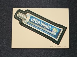 Topps Wacky Packages 2nd Series 1973 ULTRA BLIGHT Vintage Sticker Unpeeled - $27.11 CAD