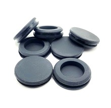 1 1/4&quot; Panel Hole Solid Rubber Grommet Knockout Plug for 1/8” Thick Walls - £8.97 GBP+