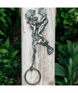 Vtg Man Woman Having Sex Mechanical Metal Keychain Risque Naughty XXX Korea - $27.87 CAD