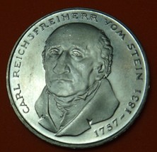 Germany 5 Mark Unc Cu Ni Coin 1981 Carl Stein - $18.49