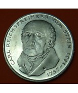 GERMANY 5 MARK UNC CuNi COIN 1981 CARL STEIN - $25.17 CAD