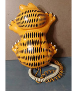 Garfield Hanging Wall Phone Table Phone Tyco 1980s Landline Push Button - $172.64