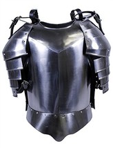  NauticalMart Medieval Shoulder Guard Steel Breastplate Armour Suit  - £157.22 GBP