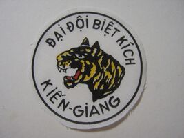 ARVN PRINTED PATCH DAIDOI BIET KICH KEN GIANG  (REPRODUCTION) #2 :KY22-6 - $1.98