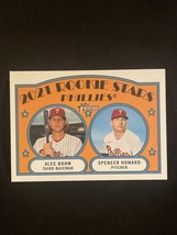 Bohm Howard 2021 Topps Heritage Rookie Stars Insert #11 Philadelphia Phillies - £2.57 GBP