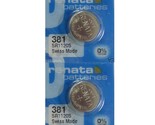 Renata 381 SR1120SW Batteries - 1.55V Silver Oxide 381 Watch Battery (10... - £4.68 GBP+