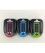 Buzztime Game Remote Controls Blue Red Green 3pc Lot Replacement Cadaco ... - $15.11