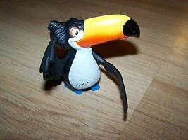 Rio Rafael Tucan Bird PVC Figure McDonald&#39;s Toy #3 2011 Cake Topper Used - £5.49 GBP
