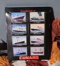 Cunard vtg set of 8 matchboxes QE2 Mary Mauretania Antonia Britannia Sax... - $352.10 MXN
