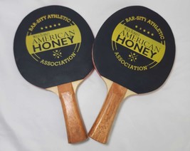 Wild Turkey American Honey Promotional Ping Pong Paddles Bar-sity Athletic Assoc - £14.87 GBP
