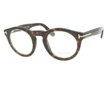 Tom Ford TF 5459 052 Tortoise Gold Unisex Round Eyeglasses 48-24-145 W/Case - $175.20