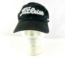 Titleist FJ Pro V1 Logo Style Black Hat Cap Strapback 100%Cotton - £9.96 GBP