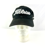Titleist FJ Pro V1 Logo Style Black Hat Cap Strapback 100%Cotton - £9.94 GBP