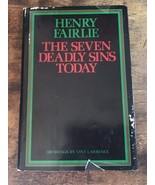 The seven deadly sins today Henry Fairlie Illustrated By Vint Lawrence 1978 - $9.90