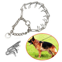 Prong Choke Pinch Collar For Large Medium And Small Dogs, Stainless Steel Adjust - £19.76 GBP