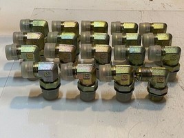 19 Quantity of 90 Degree Elbow Hydraulic Pipe Fittings 12 | 27mm Thread 15mm ID - $74.99