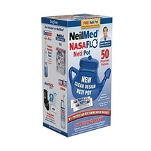 NeilMed NasaFlo Daily Nasal Hygiene 60 Premixed Packets  - $31.00