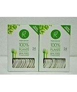 2 Boxes 24 Ct Repurpose 100% Compostable Plant Based  BPA Free Forks (48 Total) - £8.28 GBP