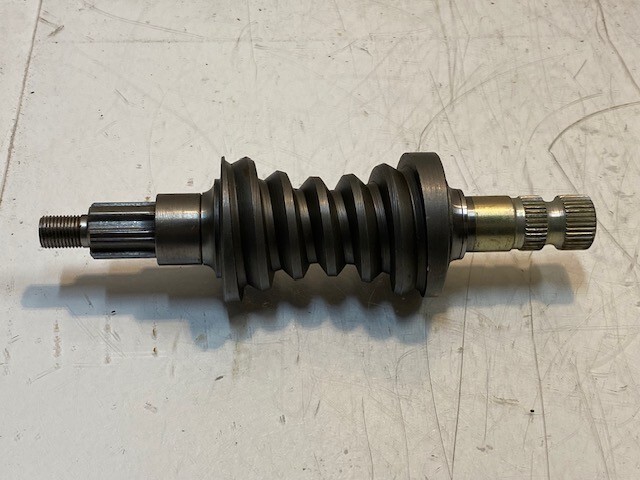 Worm Gear Shaft 17601279 | EN180481 | 8-1/4&quot; Long 13mm Thread 6-Spline 5... - $29.99