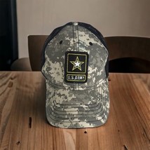 U.S. Army Star Logo Camo Camouflage Baseball Snap Back Fishing Hunting H... - £13.76 GBP