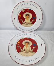 RARE Teatro ZinZanni Dinner &amp; Dreams Collectible 10.5&quot; Dinner Plate Set of 2 - £39.92 GBP