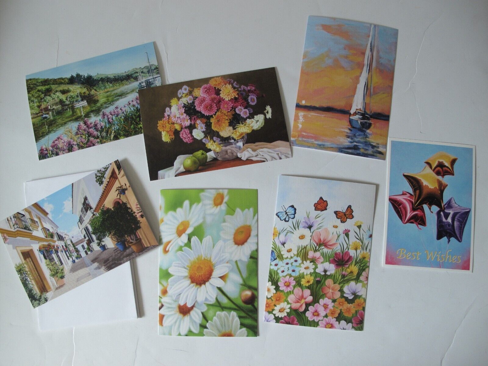 Greeting Cards Collection (6) from Foot &amp; Mouth Artists w/Best Wishes Po... - $2.27